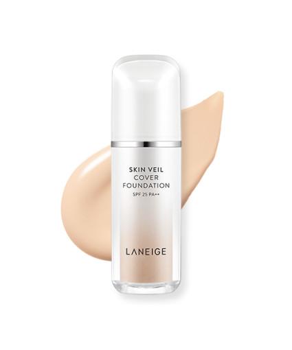 LANEIGE Skin Veil Cover Foundation 35g SPF25/PA++ 30ml (4 Colors)