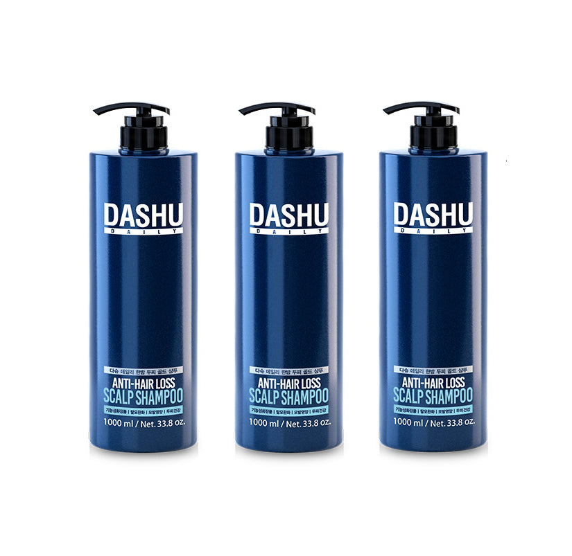 DASHU Daily Anti-Hair Loss Scalp Shampoo 500ml X 3ea