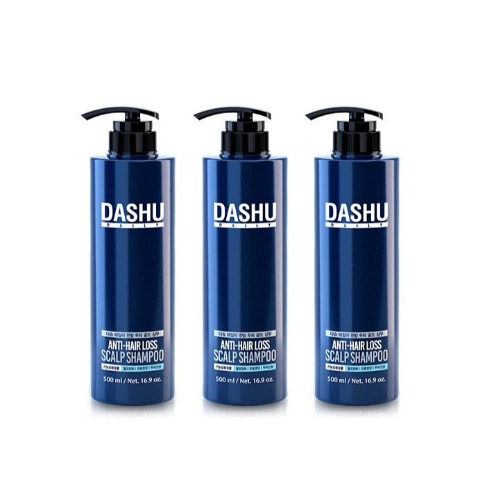 DASHU Daily Anti-Hair Loss Scalp Shampoo 500ml X 3ea
