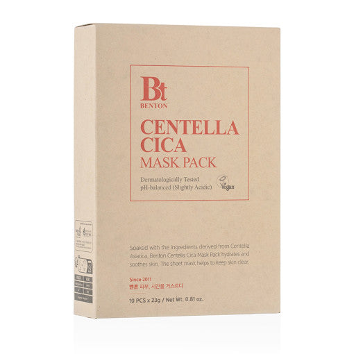 Benton Goodbye Redness Centella Sheet Mask X 10ea